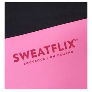 💓BODYROCK SWEAT FLIX Pink Thick NON SLIP Yoga Mat With Bag